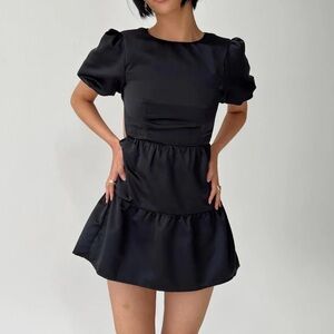 Princess Polly Capone Mini Dress Black